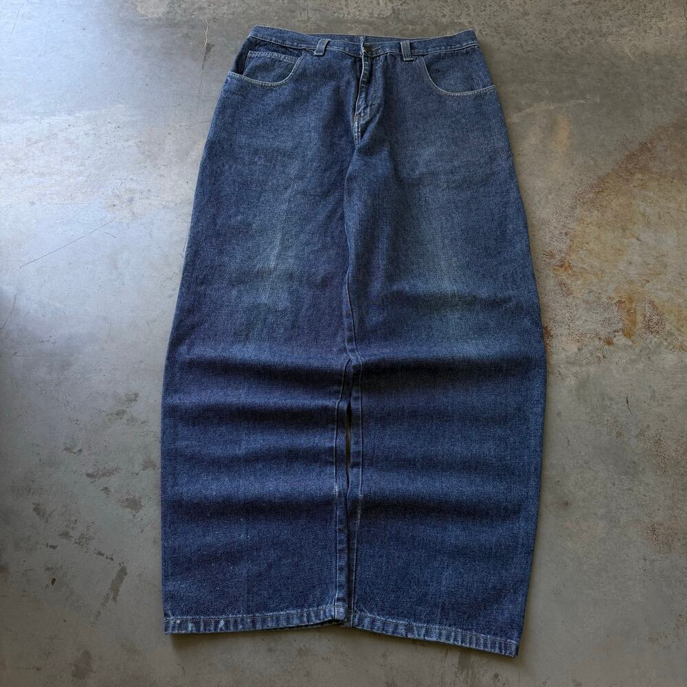 Vintage Y2K Baggy Relaxed Loose Fit Retro Medium Wash Carpenter Jeans Size 36x33